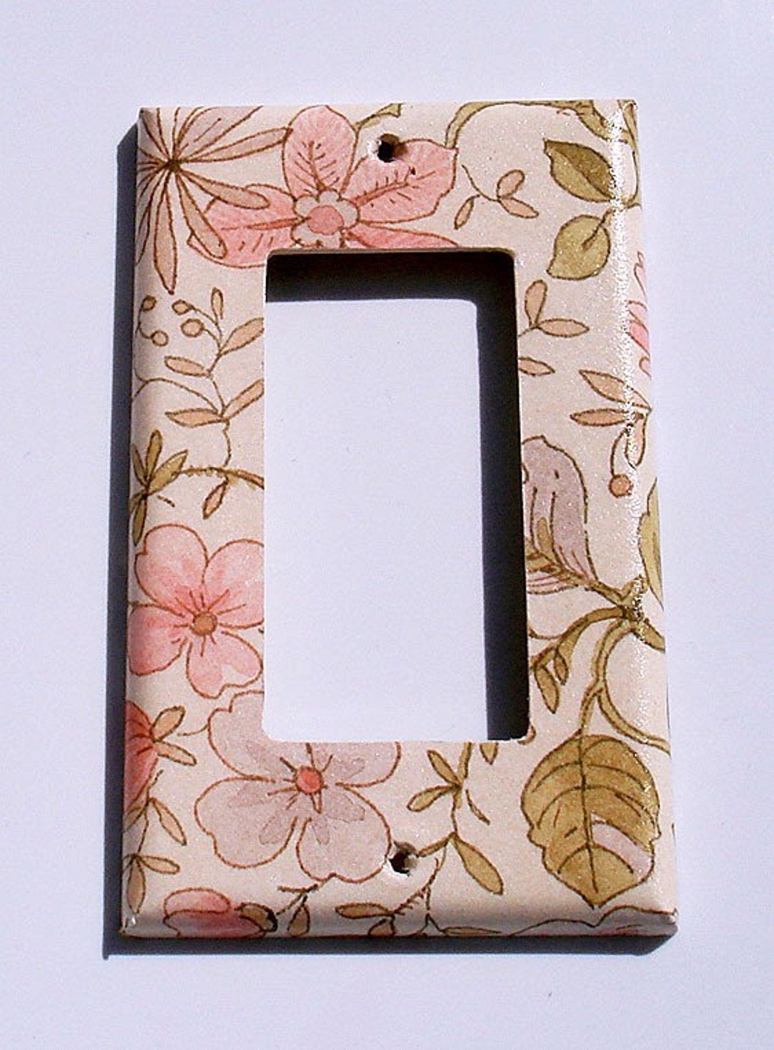 Light Switch Cover Wall Decor Switch Plate Single Rocker Etsy