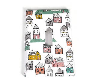 Single Switch Plate Light Switch Cover in Tiny Town (287S)