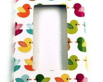 Nursery Rocker Switch Plate in  Lucky Ducky  (216R)