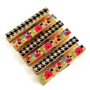 Clothespin Clip Magnets in Lola