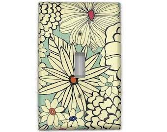 Switch Plate Light Switch Cover in Sketch Flower  (142S)