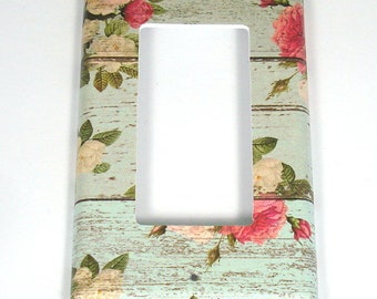 Rocker Switch Plate Light Switch Cover  Switchplate in Country Girl  (101R)