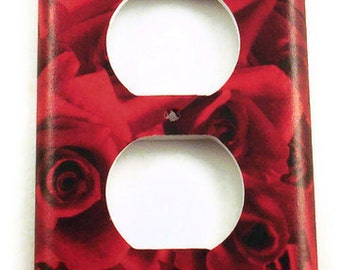 Rose Light Switch Cover in Roses are Red (253O)