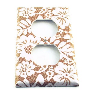 Light Switch Cover Wall Decor Outlet Switch Plate in  Chantilly  (199O)