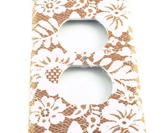 Light Switch Cover Wall Decor Outlet Switch Plate in  Chantilly  (199O)