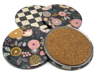 Set of 4 Drink Coasters in Hello Darling