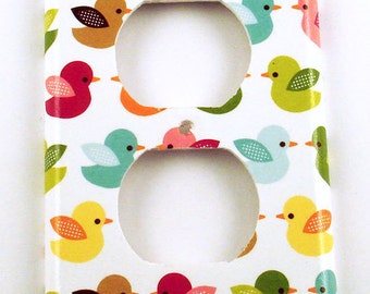 Light Switch Cover Wall Plates Switchplate Outlet in  Lucky Ducky (216O)