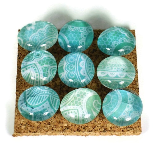 Funky Push Pins Set of 9 Decorative Push Pins Thumb Tacks Cork Etsy