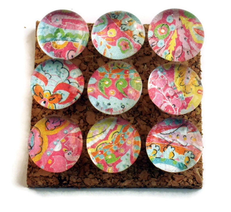 Decorative Glass Push Pins Thumb Tacks Cork Board Pins in Lollipop P79 image 2