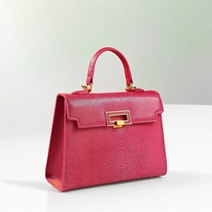 Bolso de mano de piel auténtica de lujo para mujer, con asa superior, de alta calidad