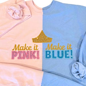 Sleeping Beauty Aurora Crewneck Sweatshirt | Disney Princess Apparel | “Make It Pink! Make It Blue!” | Cozy Unisex Design