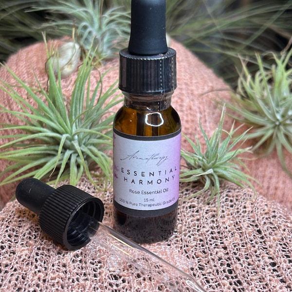 Rose Essential Oil Aromatherapy Essential Harmony- Pure and Luxurious