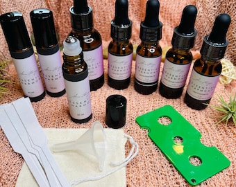 DIY Perfume Kit- Aromatherapy Essential Harmony- Craft Your Signature Scent