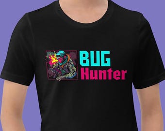 T-shirt Bug Hunter | Grappig codeershirt, Tech Fashion