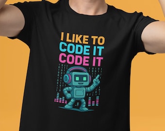 I Like to Code It T-Shirt | Nerdy Coder Tee