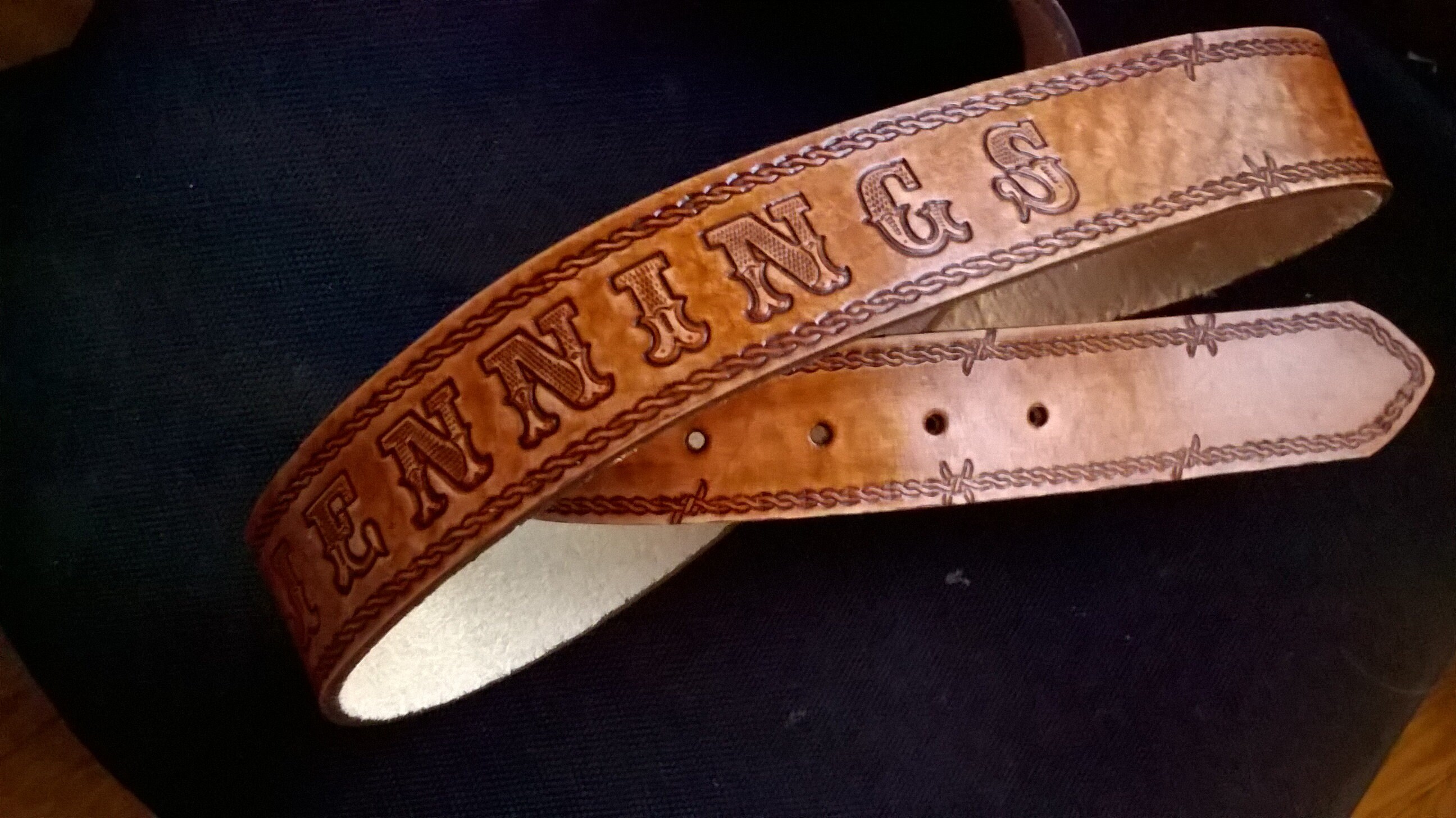 Personalized Antiqued/Vintage style leather belt Avaialbe | Etsy