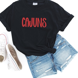 Cajuns Tee, UL T-Shirt, Lafayette, UL Lafayette, Ragin Cajuns, Geaux Cajuns, Unisex School Spirit Shirt