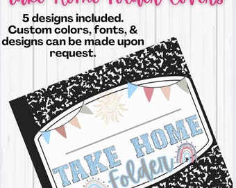 Take Home Folder Covers