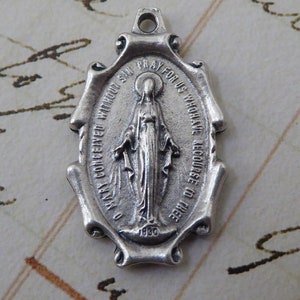 MUTTERTAG Geschenk - Wunderbare Medaille Der Unbefleckten Empfängnis 1830 der Jungfrau Maria Mutter Gottes Religiöser Anhänger NOS