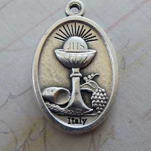 Holy Spirit Dove With First Holy Communion Italian Silver Medal ...