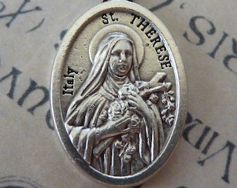 Saint Therese of Lisieux Theresa Holy Catholic Medal Necklace | Etsy
