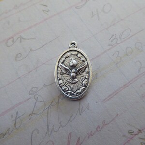 Holy Spirit Dove With First Holy Communion Italian Silver Medal ...