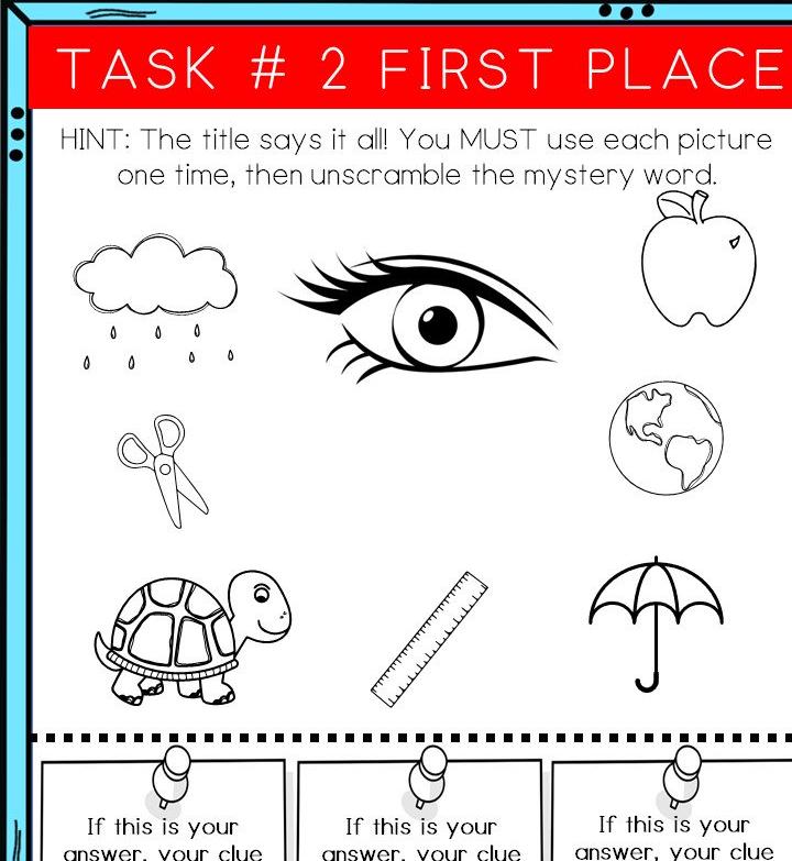 Printable Escape Room for Kids - Printable Party Game - Family Fun ...