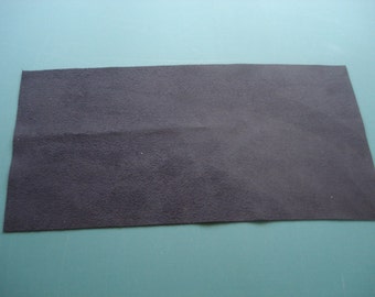 Ultra Suede - Charcoal - Fabric Block -  Beading & Craft Projects - Reenactment Accessories - 6" x 12"