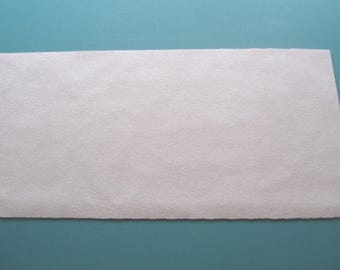 Ultra Suede - Bone White - Fabric Block -  Beading & Craft Projects - Reenactment Accessories - 6" x 12"