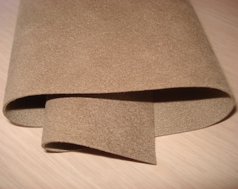 Ultra Suede - Mocha - Fabric Block -  Beading & Craft Projects - Reenactment Accessories - 6" x 12"