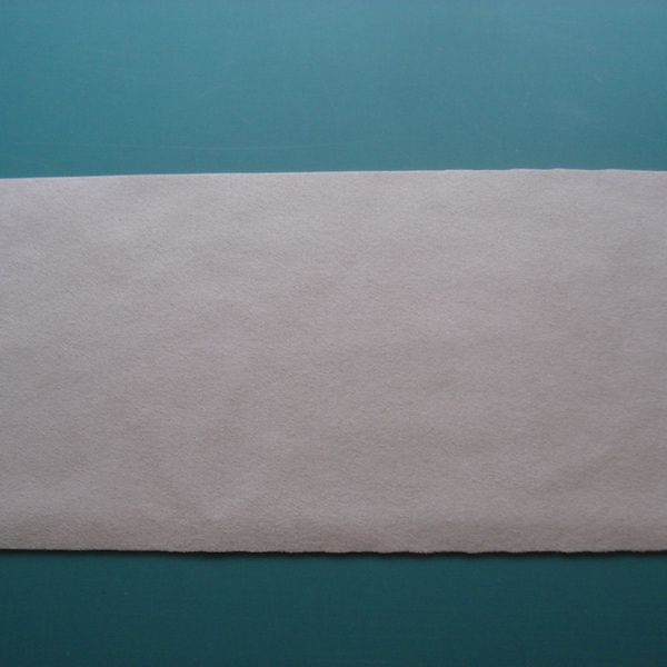 Ultra Suede - Bone White - Fabric Block -  Beading & Craft Projects - Reenactment Accessories - 6" x 12"