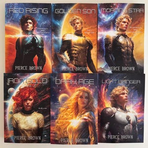 Red Rising Saga — Rebound Taschenbuch Set von (6) Büchern * Bitte lesen Sie die gesamte Beschreibung vor dem Kauf *