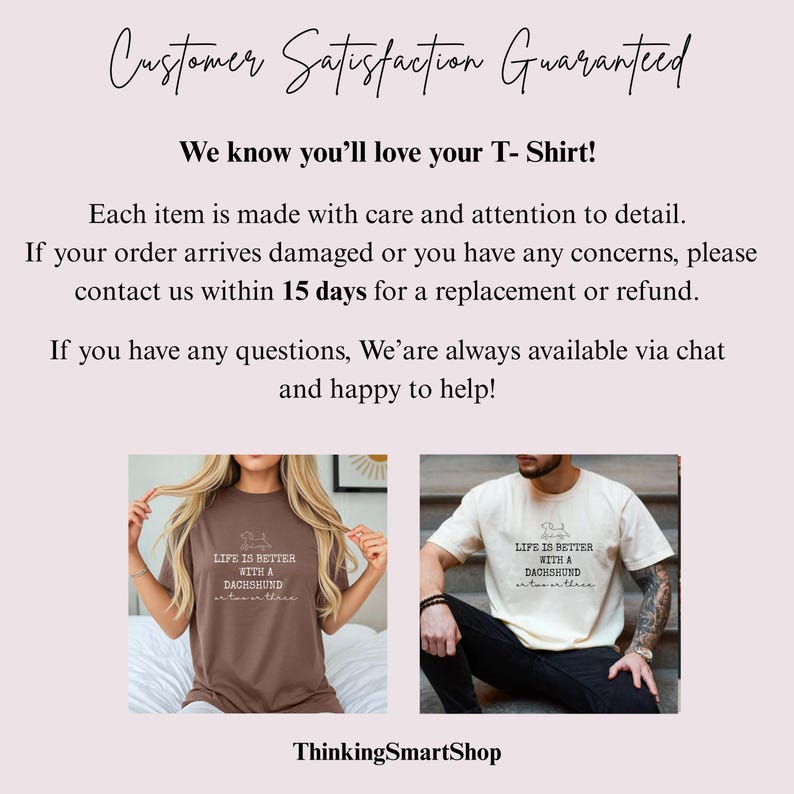 Comfort Colors® Dachshund Dog Shirt, Weenie Pet Mama Tee, Funny Gift for Dog Lovers Minimal Text, Life is Better with a Doxie, Mom Graphic image 15