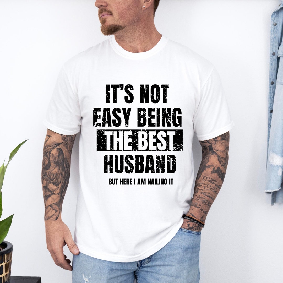 T-shirt Personnalisable "Best Husband" - Cadeau Anniversaire Mari - Coton, Fabrication Artisanale