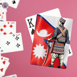 Cartes de poker design népalais