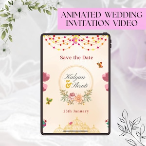 Nepali Animated Wedding Invitation Video, Digital Invitation Video, Nepali Wedding Card, Traditional Nepali Wedding Invite, Elegant Video