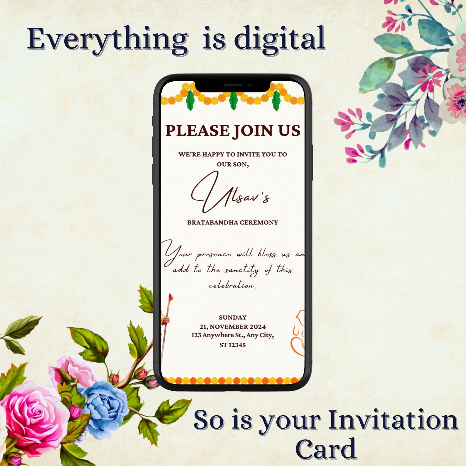 Nepali Bratabandha Invitation Card Traditional Ceremony digital Etsy nepali-bratabandha-invitation-card-traditional-ceremony-digital-etsy