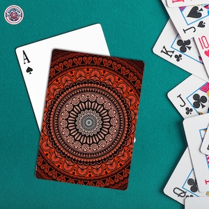 Cartes de poker népalais Mandala Design