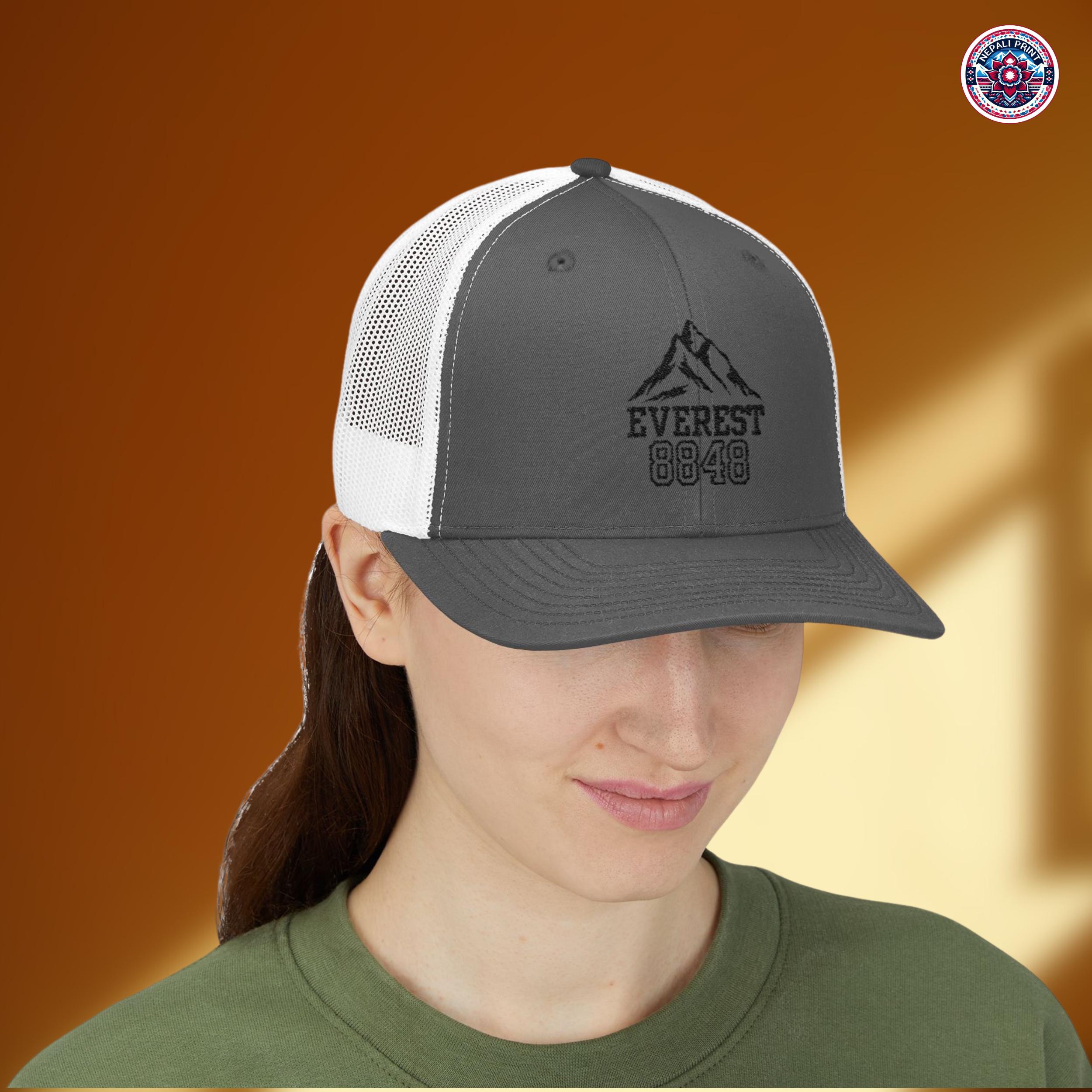 Everest 8848 Trucker Cap: Nepali Adventure Hiking Gear - Etsy Canada