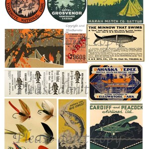 On the Hook Digital Collage Sheet