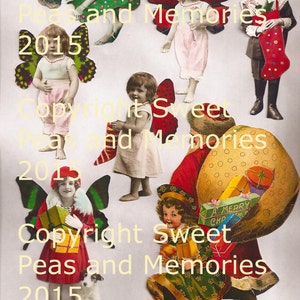 A Little Christmas Cheer Digital Collage Sheet