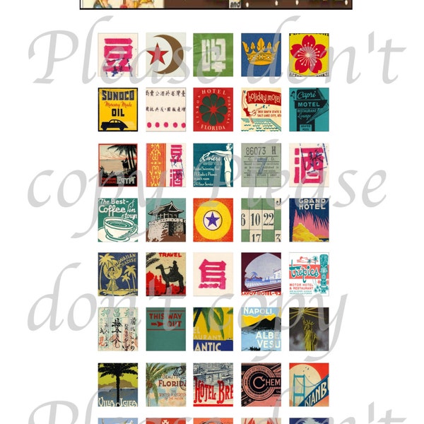 Scrabble Tiles One 1 x 1 inch Scrabble Tiles Digital Collage Sheet