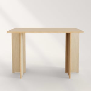 Mid Century Modern Desk, Writing Desk, Plywood Furniture, Office Desk, Plywood Desk, Solid Wood Desk