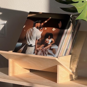 Vinyl Record Holder, Vinyl Record Storage, Record Shelf, Vinyl Storage, Book Display Stand, Book Stand, Book Display Shelf, Magazine Rack