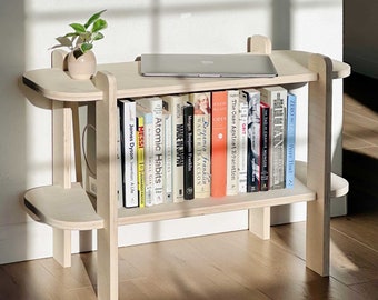 Mid Century Bookcase. Modern Bookcase. Industrial Bookcase. Small Bookcase. Book Stand. Wood Bookcase. Kids Book Shelf.