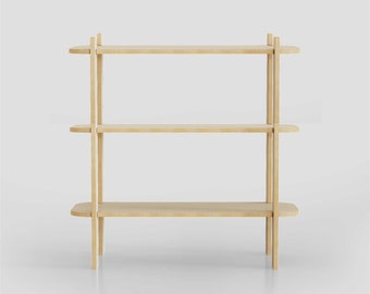 Mid Century Bookcase. Modern Bookcase. Industrial Bookcase. Small Bookcase. Book Stand. Wood Bookcase. Kids Book Shelf.