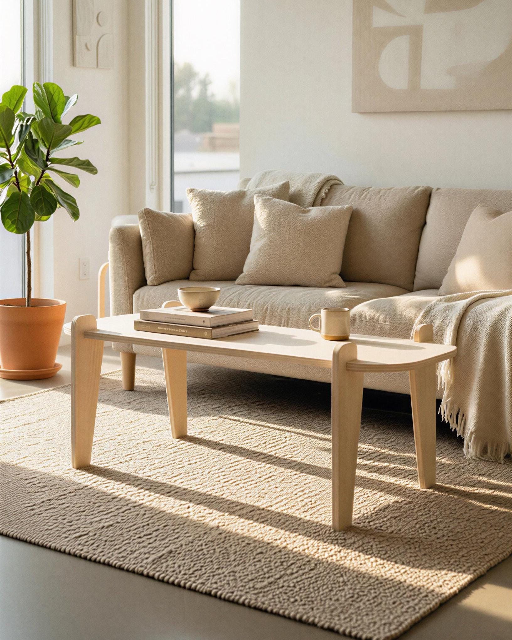 Table basse moderne, Table basse asiatique, Table basse en bois, Table basse basse, Petites tables basses, Table basse minimaliste