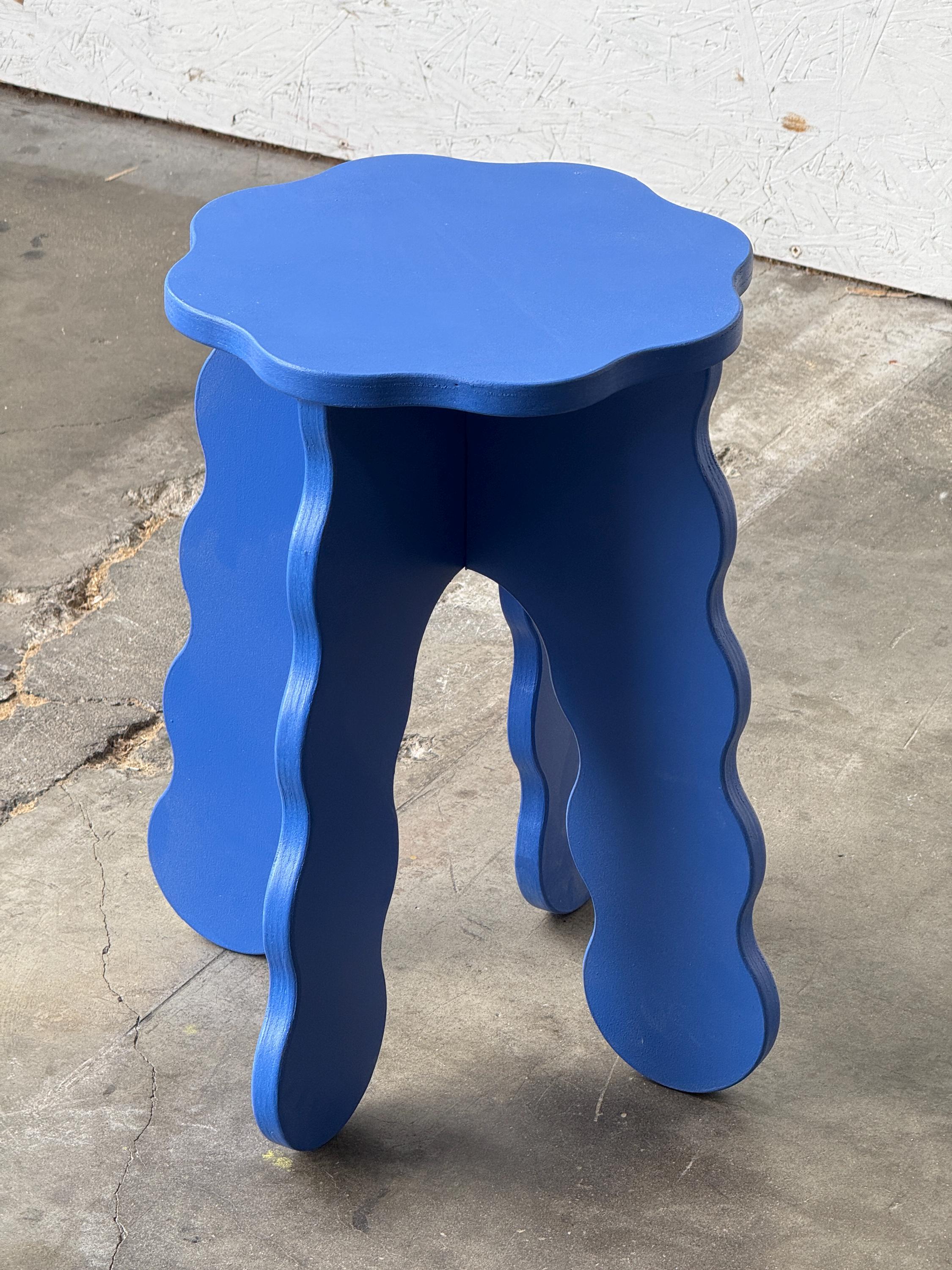 Side Table Creative Personality Art Design, Porcelain Clay Firing, Matte Texture Face-shaped Side Table, Living Room Bedroom Furniture, 2