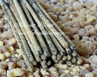Fred Soll's® Premium Ancient Blend Sweet Frankincense Incense, Resin ON A Stick®, Pure Resin Incense Sticks, Handmade in the USA