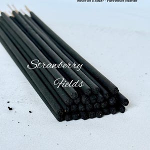 Fred Soll's® Premium Strawberry Fields Incense, Resin ON A Stick®, Handmade in the USA